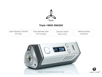 LOST VAPE TRIADE TRIPLE DNA250 TC MOD
