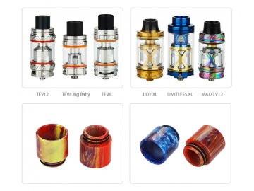 Resin Drip Tip CIGPET pro Smok TFV8 Beast / Big Baby / TFV 12