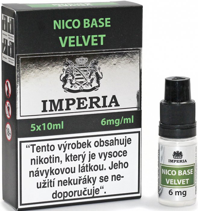 IMPERIA - 5x10ml - Nico Base Velvet (80VG/20PG) 6mg