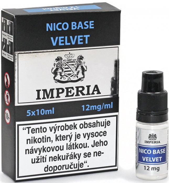 IMPERIA - 5x10ml - Nico Base Velvet (80VG/20PG) 12mg