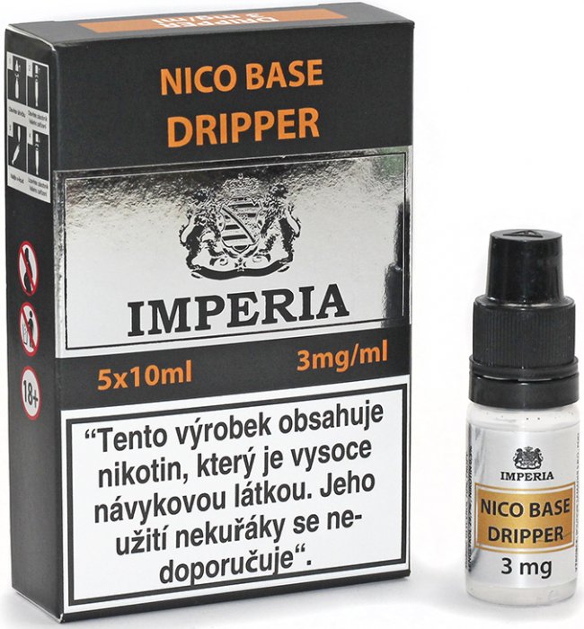 IMPERIA - 5x10ml - Nico Base Dripper (70VG/30PG) 3mg