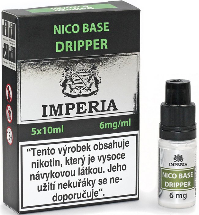 IMPERIA - 5x10ml - Nico Base Dripper (70VG/30PG) 6mg