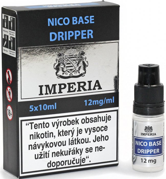 IMPERIA - 5x10ml - Nico Base Dripper (70VG/30PG) 12mg