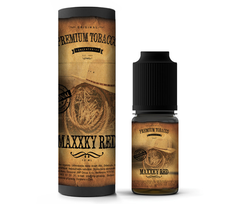 Příchuť Premium Tobacco: MaXXky Red Množství: 10ml