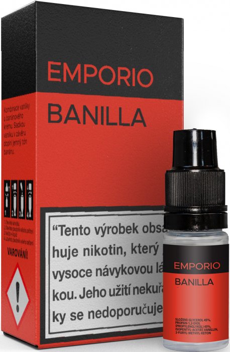 IMPERIA Banilla - E-liquid Emporio 10ml Množství: 10ml, Množství nikotinu: 9mg