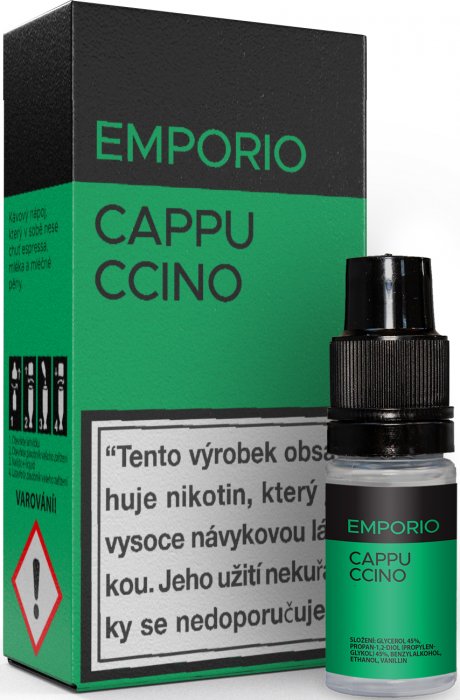 IMPERIA Cappuccino - E-liquid Emporio 10ml Množství: 10ml, Množství nikotinu: 12mg