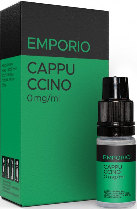 IMPERIA Cappuccino - E-liquid Emporio 10ml Množství: 10ml, Množství nikotinu: 0mg