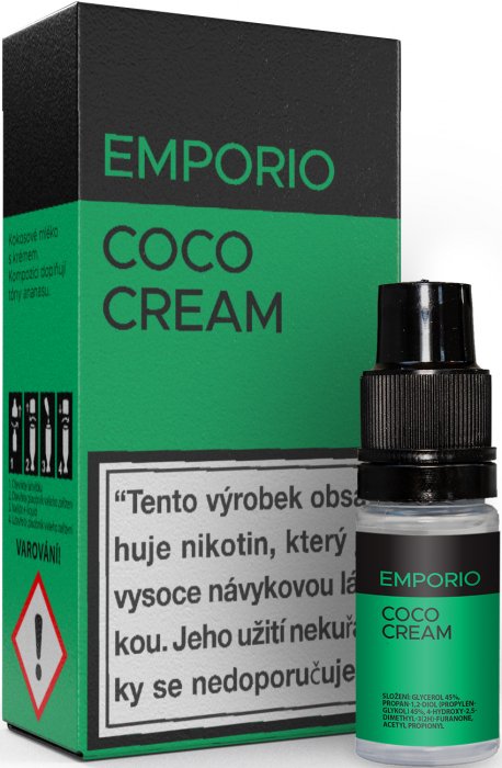 IMPERIA Coco Cream - E-liquid Emporio 10ml Množství: 10ml, Množství nikotinu: 9mg