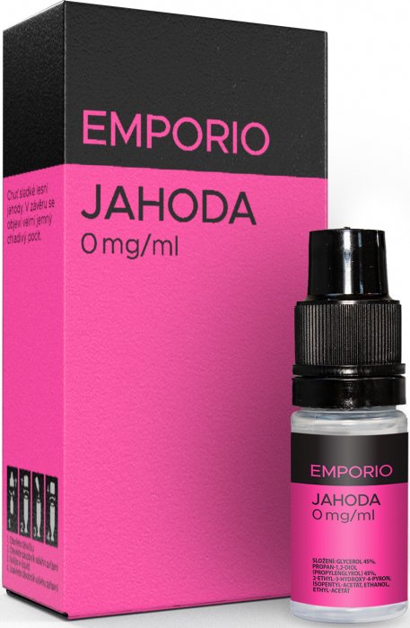 IMPERIA Jahoda - E-liquid Emporio 10ml Množství: 10ml, Množství nikotinu: 0mg