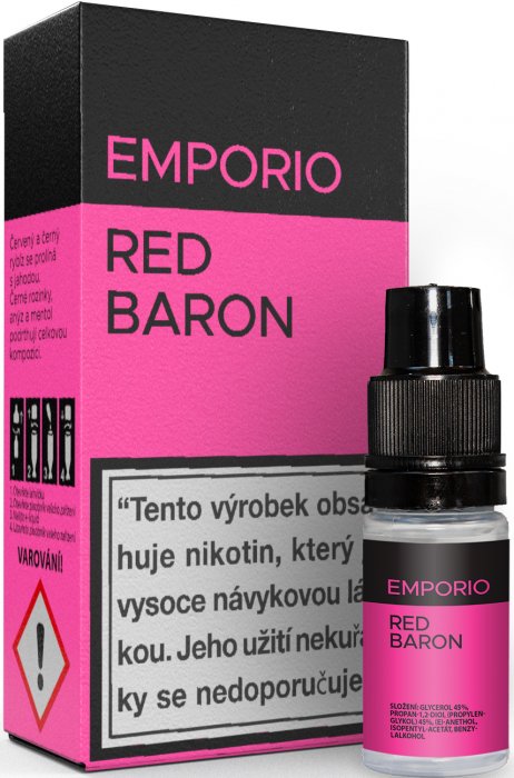 IMPERIA Red Baron - E-liquid Emporio 10ml Množství: 10ml, Množství nikotinu: 6mg