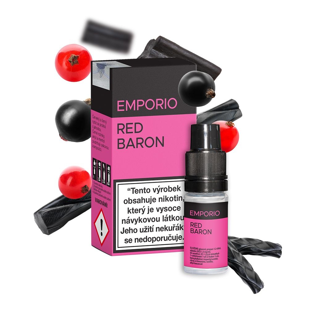 IMPERIA Red Baron - E-liquid Emporio 10ml Množství: 10ml, Množství nikotinu: 0mg