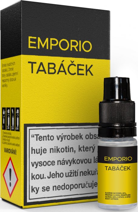 IMPERIA Tabáček - E-liquid Emporio 10ml Množství: 10ml, Množství nikotinu: 18mg