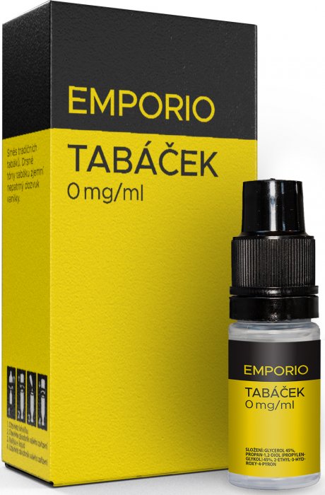 IMPERIA Tabáček - E-liquid Emporio 10ml Množství: 10ml, Množství nikotinu: 0mg