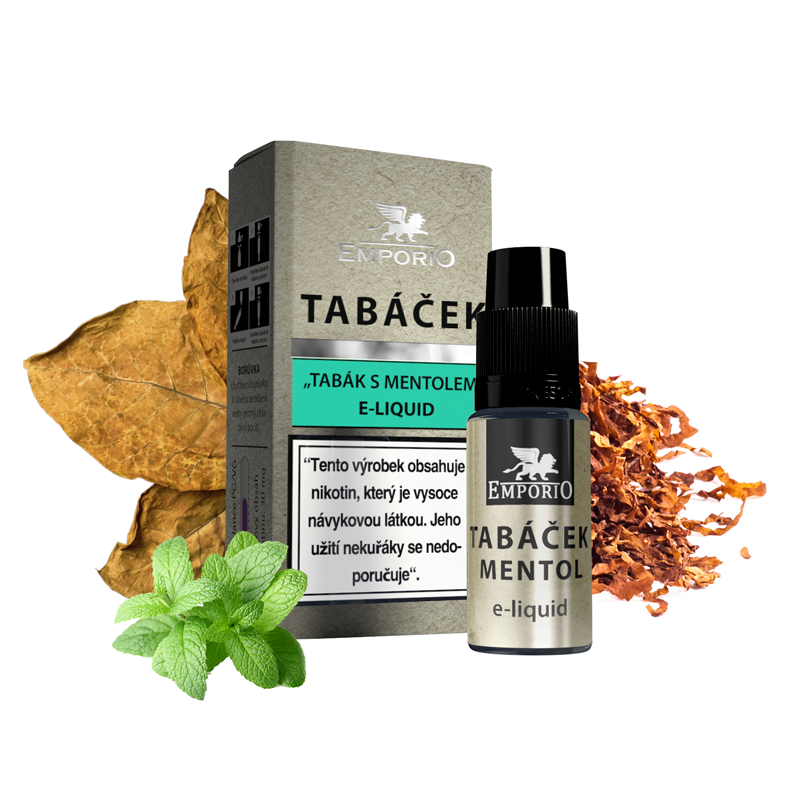 IMPERIA Tabáček Mentol - E-liquid Emporio 10ml Množství: 10ml, Množství nikotinu: 9mg