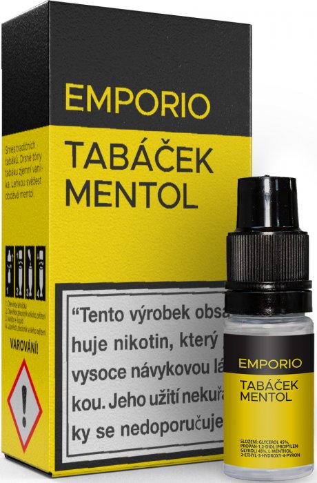 IMPERIA Tabáček Mentol - E-liquid Emporio 10ml Množství: 10ml, Množství nikotinu: 3mg