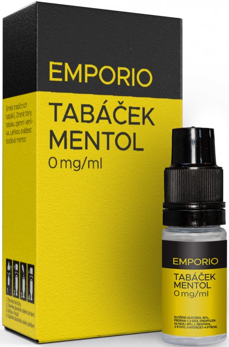 IMPERIA Tabáček Mentol - E-liquid Emporio 10ml Množství: 10ml, Množství nikotinu: 0mg