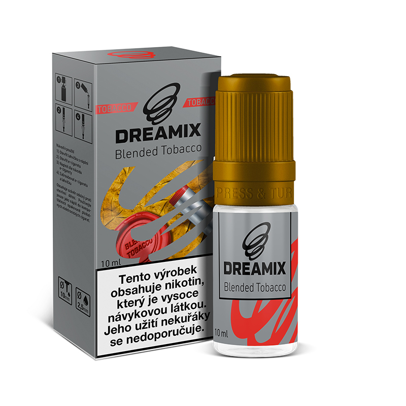 Dreamix (CZ) Dreamix - Směs tabáků (Blended Tobacco) - liquid - 10ml Množství: 10ml, Množství nikotinu: 12mg