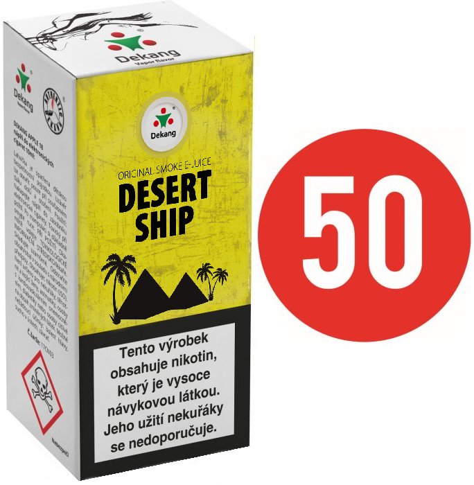 Desert ship - Dekang fifty náplň do e-cigarety Množství: 10ml, Množství nikotinu: 3mg