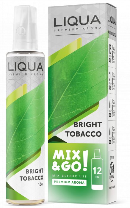 Liqua - Ritchy Bright Tobacco - Příchuť Liqua Mix&Go 12ml Shake & Vape Množství: 12ml