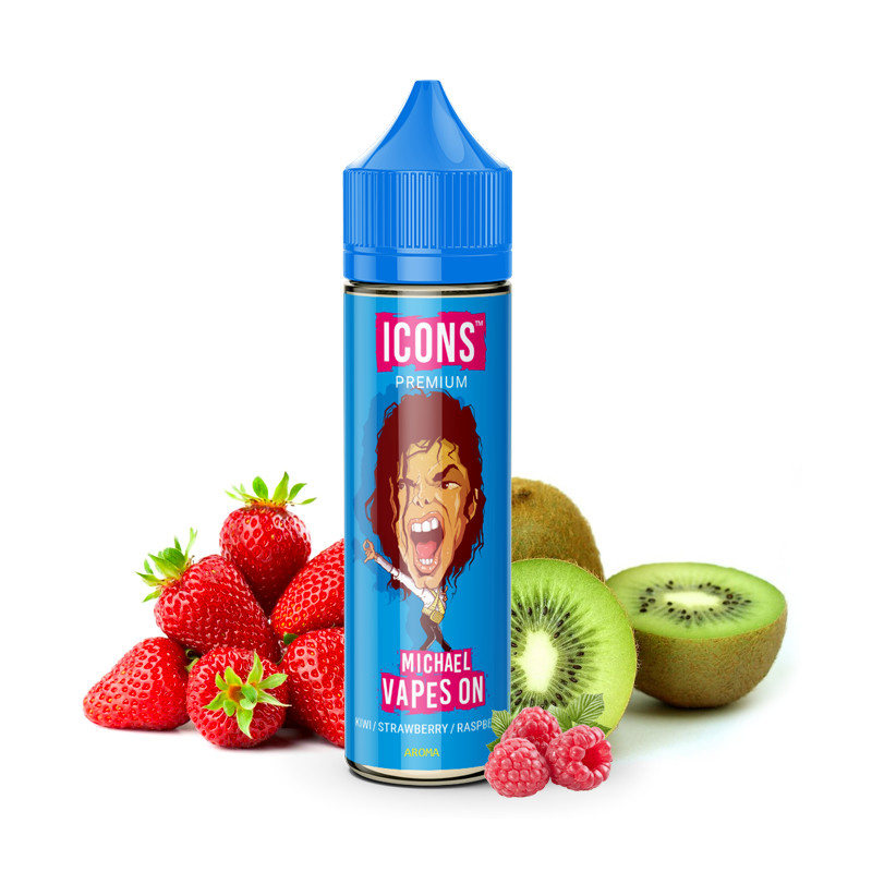 ProVape (LV) Michael Vapes On (Kiwi, jahoda, malina) - Příchuť Icons Shake and Vape Množství: 20ml