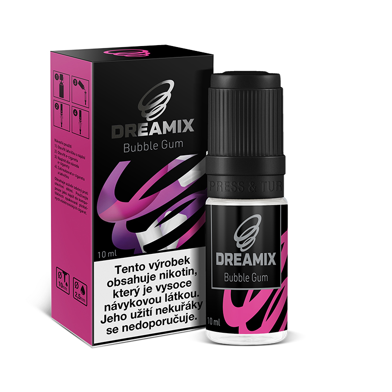 Dreamix (CZ) Dreamix - Žvýkačka (Bubblegum) - liquid - 10ml Množství: 10ml, Množství nikotinu: 0mg