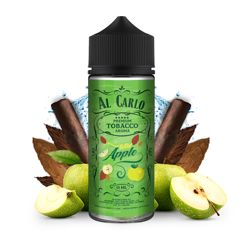 Al Carlo (CA) Wild Apple (Jablečná směs & tabák) - příchuť Al Carlo Shake & Vape Množství: 15ml