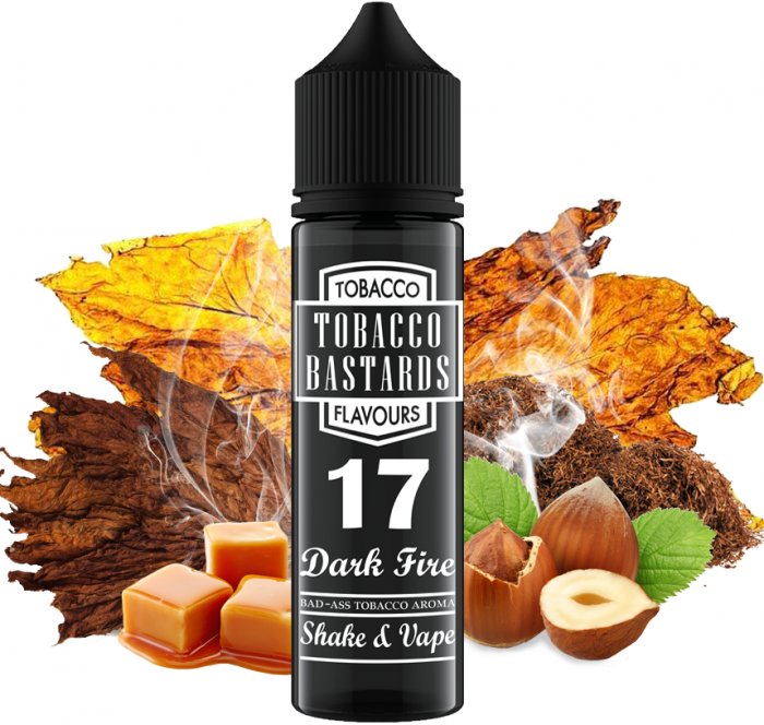 Flavormonks (BE) No. 17 Dark Fire (Burley tabák) - Příchuť Tobacco Bastards Shake & Vape Množství: 20ml