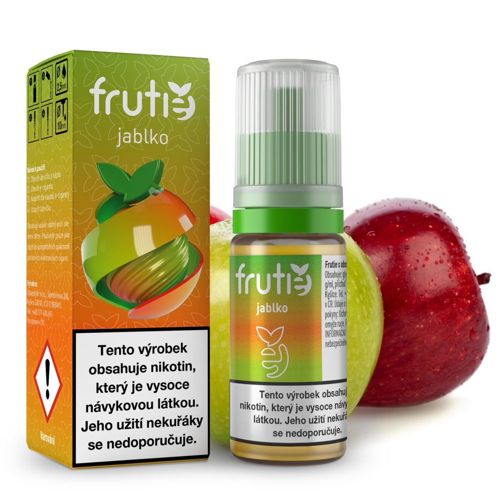 Frutie 50/50 - Jablko (Apple) - liquid - 10ml Množství: 10ml, Množství nikotinu: 3mg