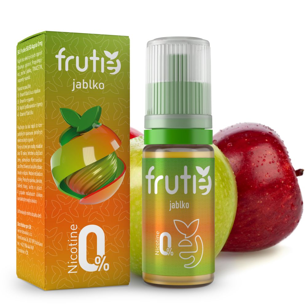 Frutie 50/50 - Jablko (Apple) - liquid - 10ml Množství: 10ml, Množství nikotinu: 0mg