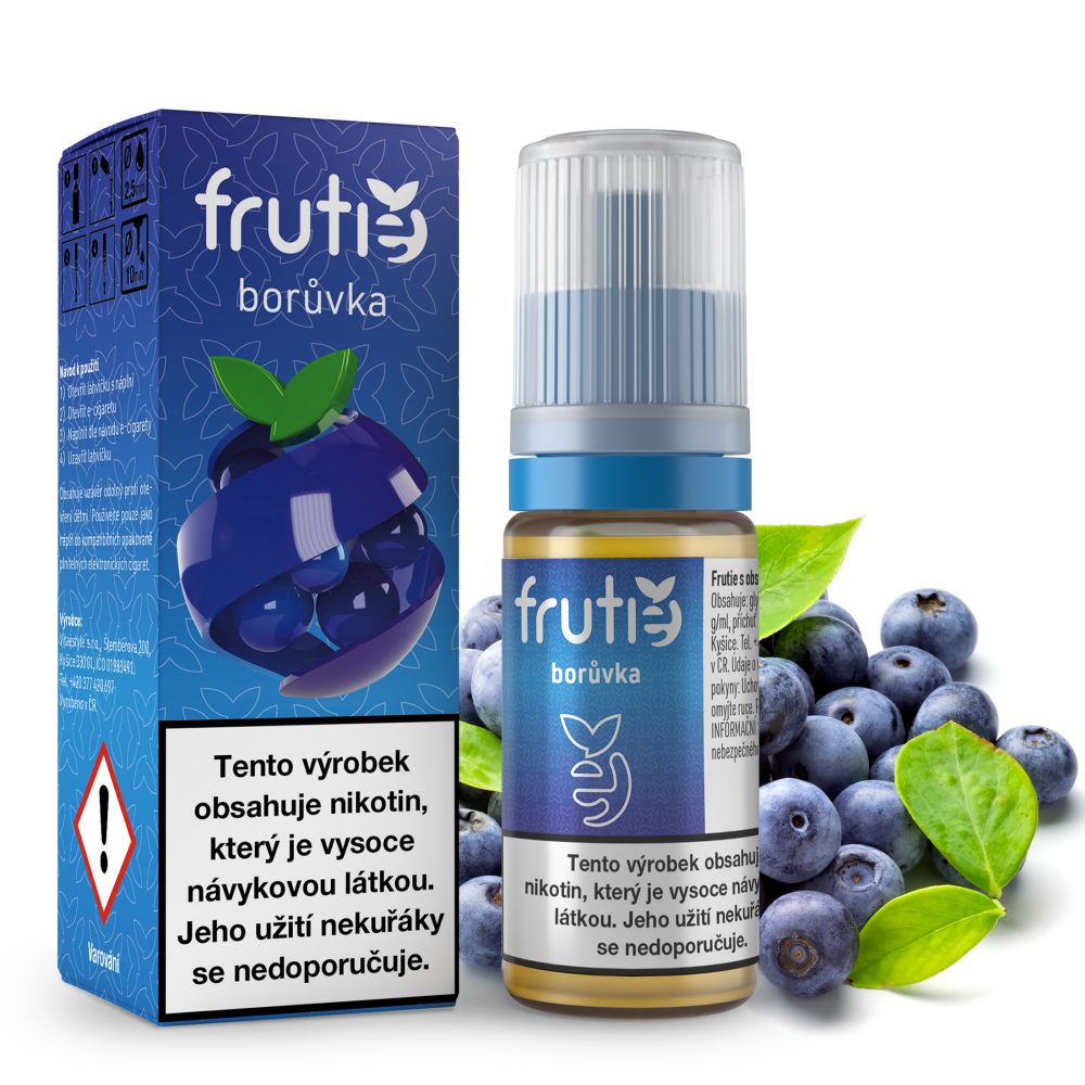 Frutie 50/50 - Borůvka (Blueberry) - liquid - 10ml Množství: 10ml, Množství nikotinu: 3mg