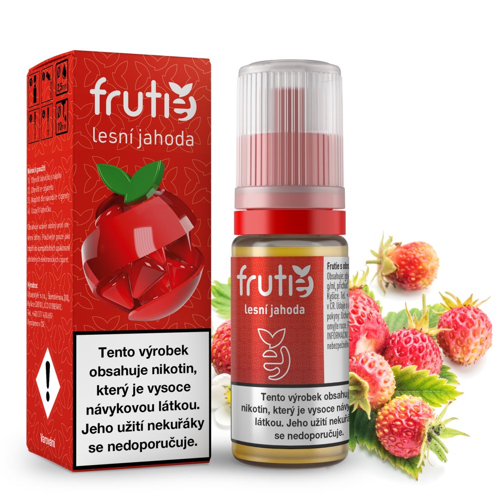 Frutie 50/50 - Lesní jahoda (Forest Strawberry) - liquid - 10ml Množství: 10ml, Množství nikotinu: 3mg