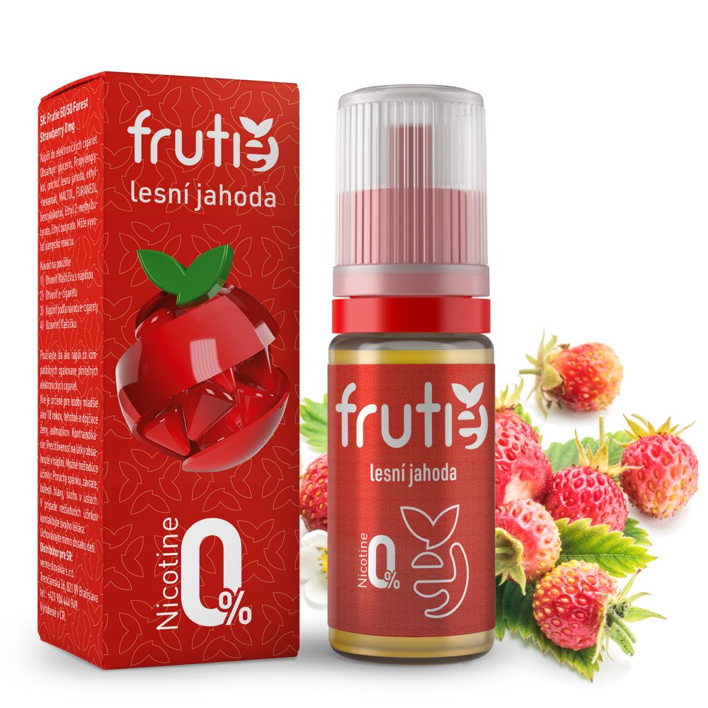 Frutie 50/50 - Lesní jahoda (Forest Strawberry) - liquid - 10ml Množství: 10ml, Množství nikotinu: 0mg
