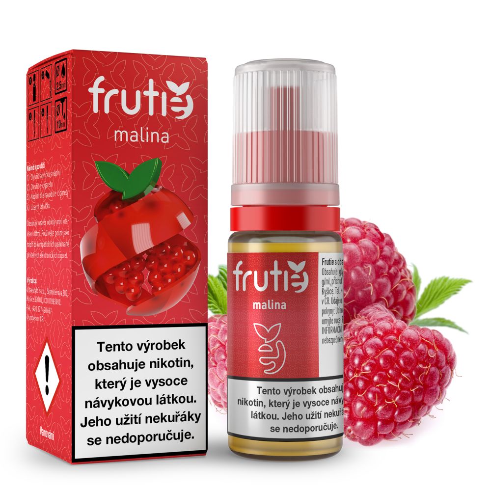 Frutie 50/50 - Malina (Raspberry) - liquid - 10ml Množství: 10ml, Množství nikotinu: 3mg