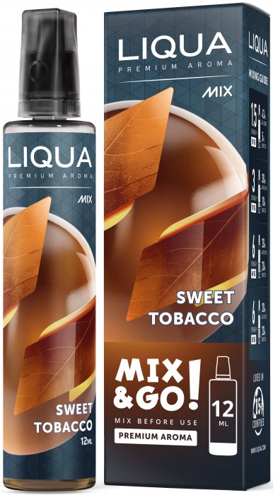 Liqua - Ritchy Sweet Tobacco - Příchuť Liqua Mix&Go 12ml Shake & Vape Množství: 12ml