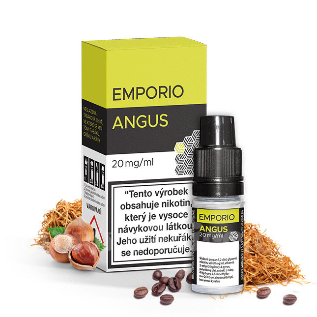 IMPERIA Angus (Tabák s oříškem a kávou) - E-liquid Emporio Salt 10ml / 20mg