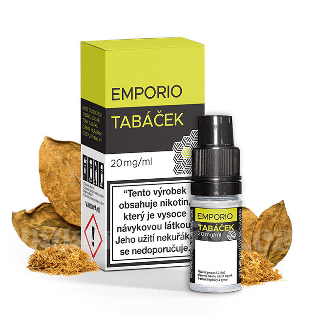 IMPERIA Tabáček (Tabáková směs) - E-liquid Emporio Salt 10ml / 20mg