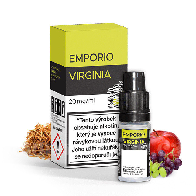 IMPERIA Virginia (Tabáková směs s ovocem) - E-liquid Emporio Salt 10ml / 20mg