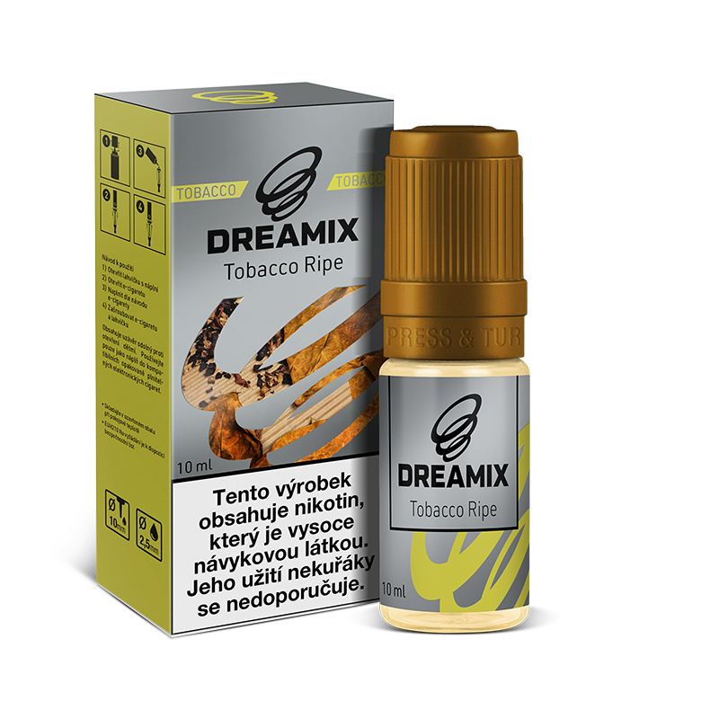 Dreamix (CZ) Dreamix - Čistý tabák (Tobacco Ripe) - liquid - 10ml Množství: 10ml, Množství nikotinu: 12mg