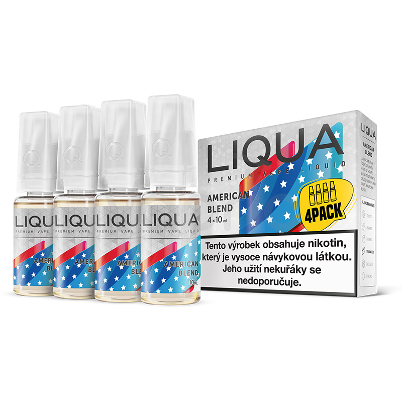 Liqua - Ritchy Americký tabák - American Blend - LIQUA 4-Pack Množství: 4x10ml, Množství nikotinu: 6mg
