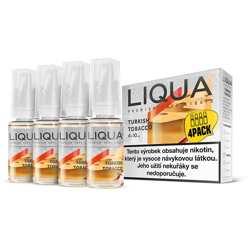 Liqua - Ritchy Turecký tabák - Turkish Tobacco - LIQUA 4-Pack Množství: 4x10ml, Množství nikotinu: 3mg