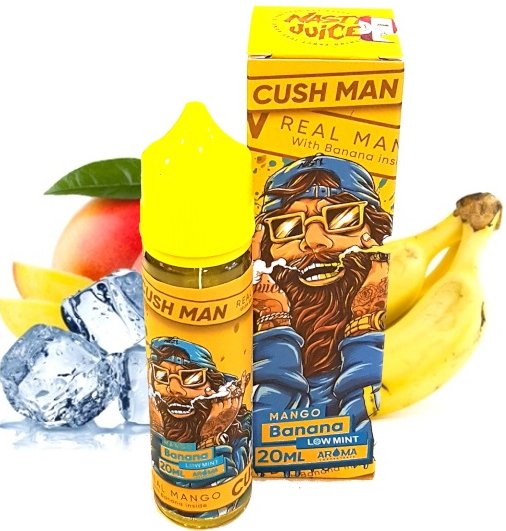 Banana Mango (Banán a mango) - Příchuť Nasty Juice - CushMan Shake & Vape 20ML Kategorie: 20ml