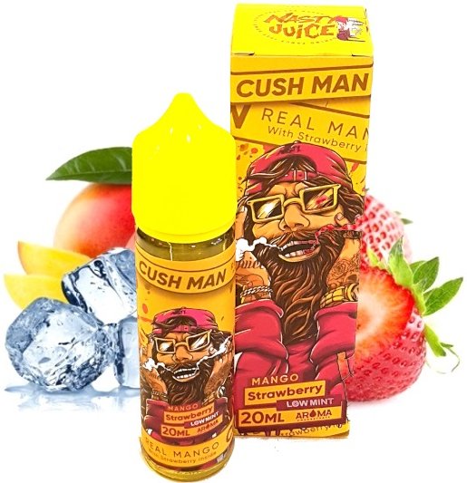 Strawberry Mango (Jahoda a mango) - Příchuť Nasty Juice - CushMan Shake & Vape 20ML Kategorie: 20ml
