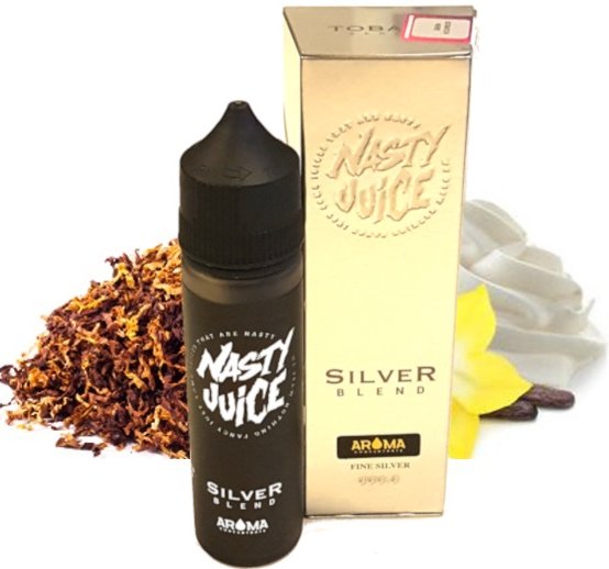 Tobacco Silver (Tabák s vanilkou) - Příchuť Nasty Juice - Tobacco Shake & Vape 20ML Kategorie: 20ml