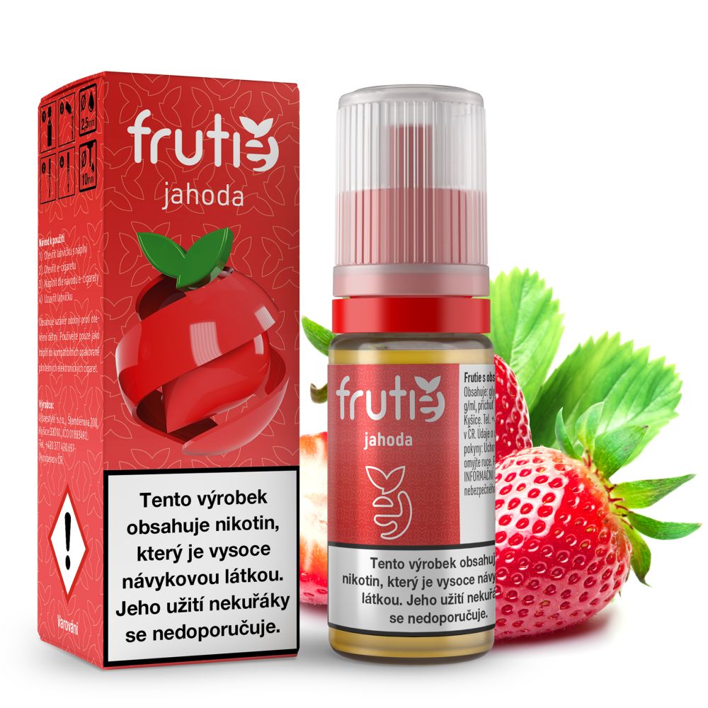 Frutie 50/50 - Jahoda (Strawberry) - liquid - 10ml Množství: 10ml, Množství nikotinu: 18mg