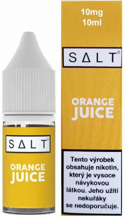 Juice Sauz LTD Orange Juice (nikotinová sůl) Juice Sauz Salt (50PG/50VG) 10ml Množství: 10ml, Množství nikotinu: 10mg