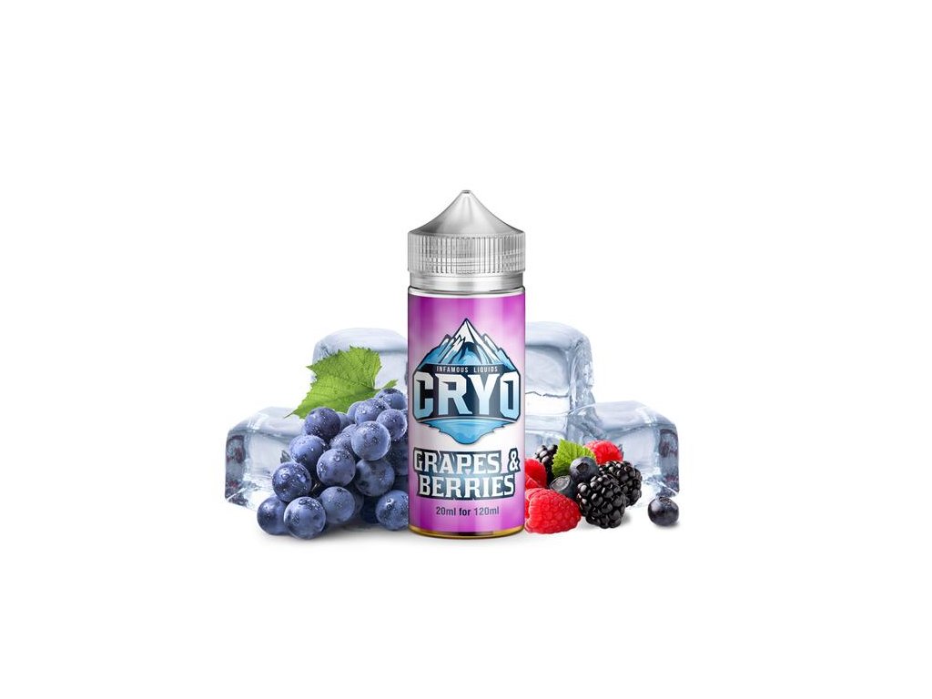 Infamous (Chorvatsko) Grapes & Berries (Hrozny a lesní plody) - Příchuť Infamous Cryo Shake & Vape 20ml Množství: 20ml