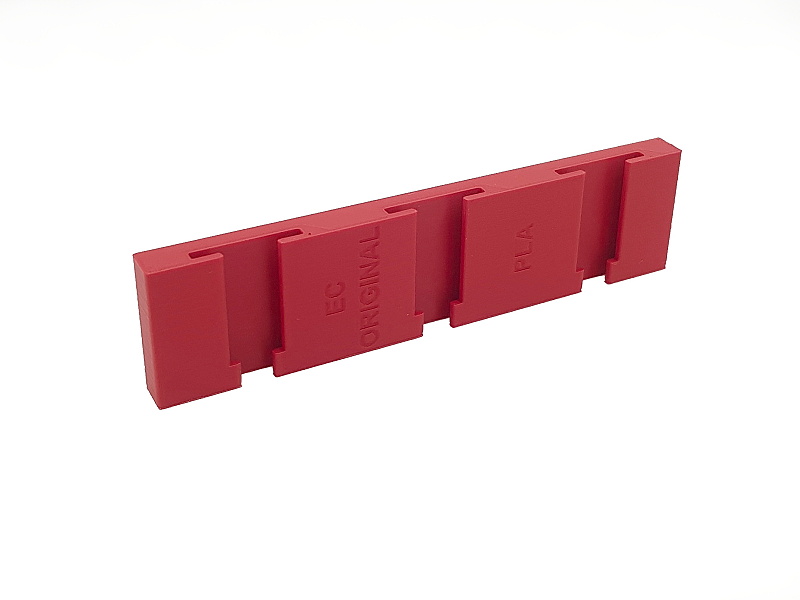 EC-ORIGINAL 3 x Panel s T-drážkou PLA pro nástavce Barva: Červená tmavá