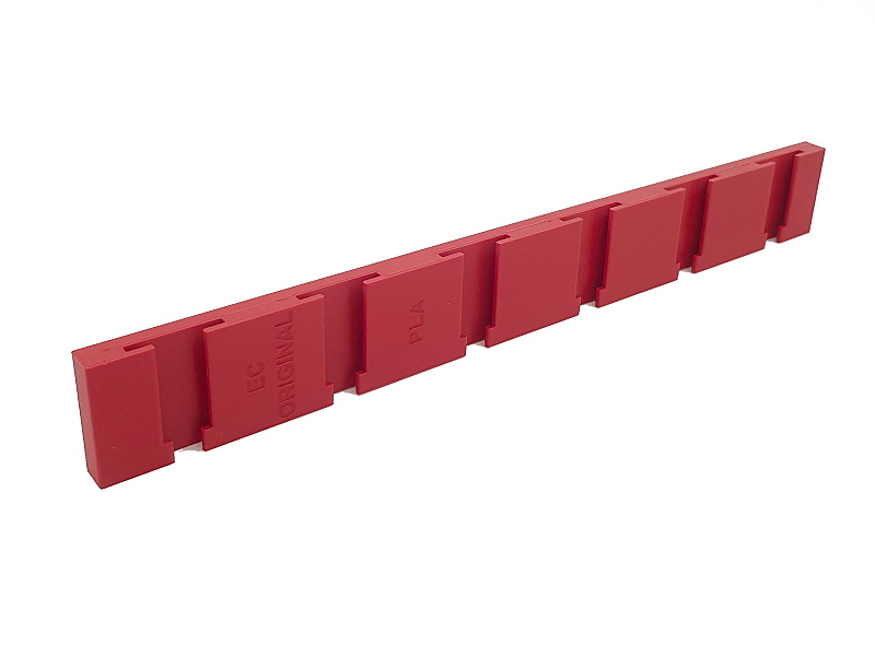 EC-ORIGINAL 6 x Panel s T-drážkou PLA pro nástavce Barva: Červená tmavá