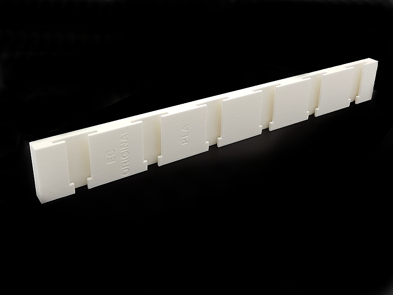 EC-ORIGINAL 6 x Panel s T-drážkou PLA pro nástavce Barva: Bílá