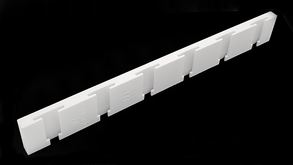 EC-ORIGINAL 6 x Panel s T-drážkou PETG pro nástavce Barva: Bílá